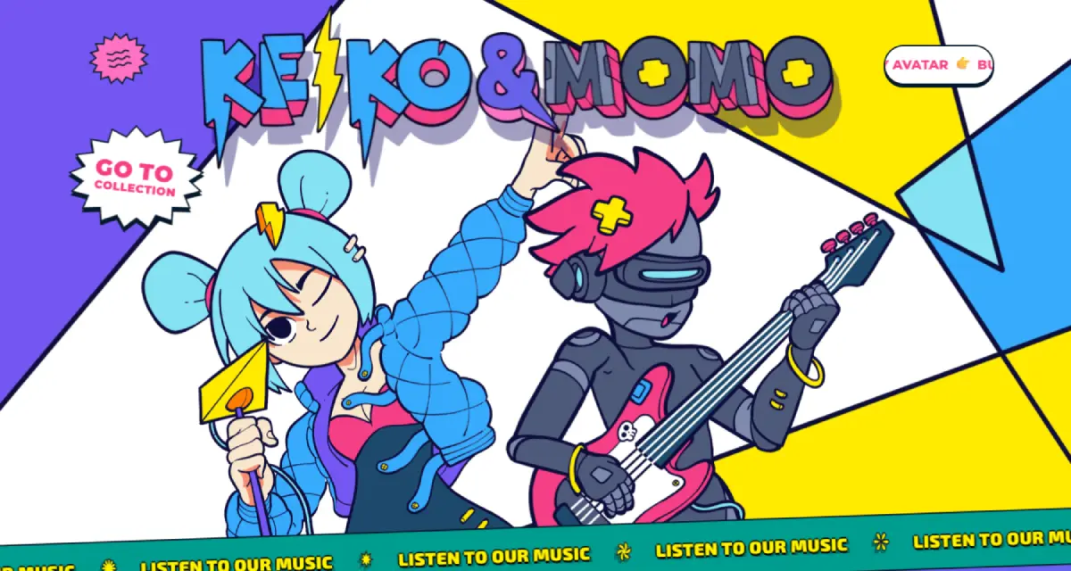 Keiko & Momo — Virtual Influencer Platform